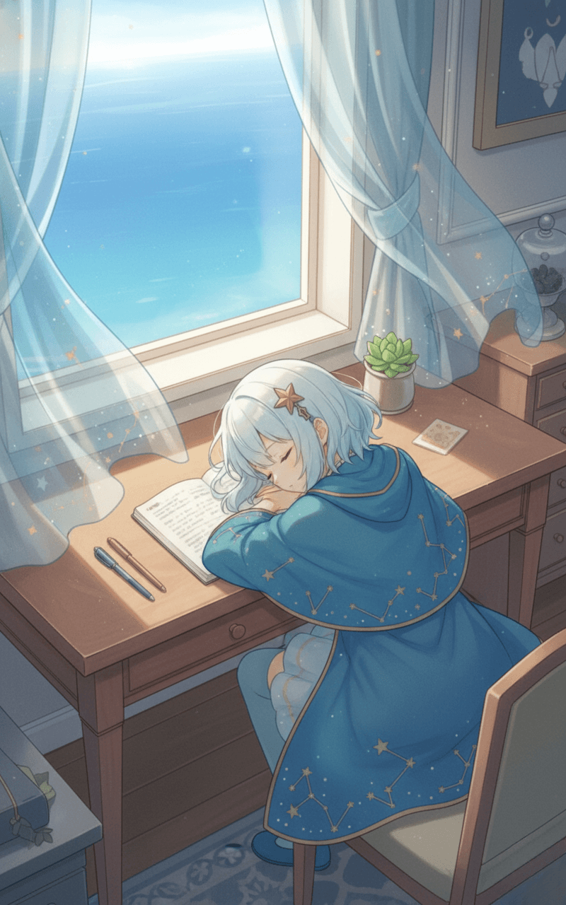 寝てるポラリス