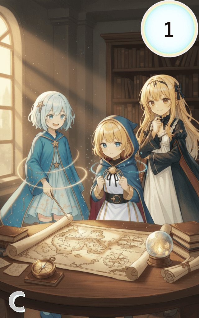 スペル：出発の準備